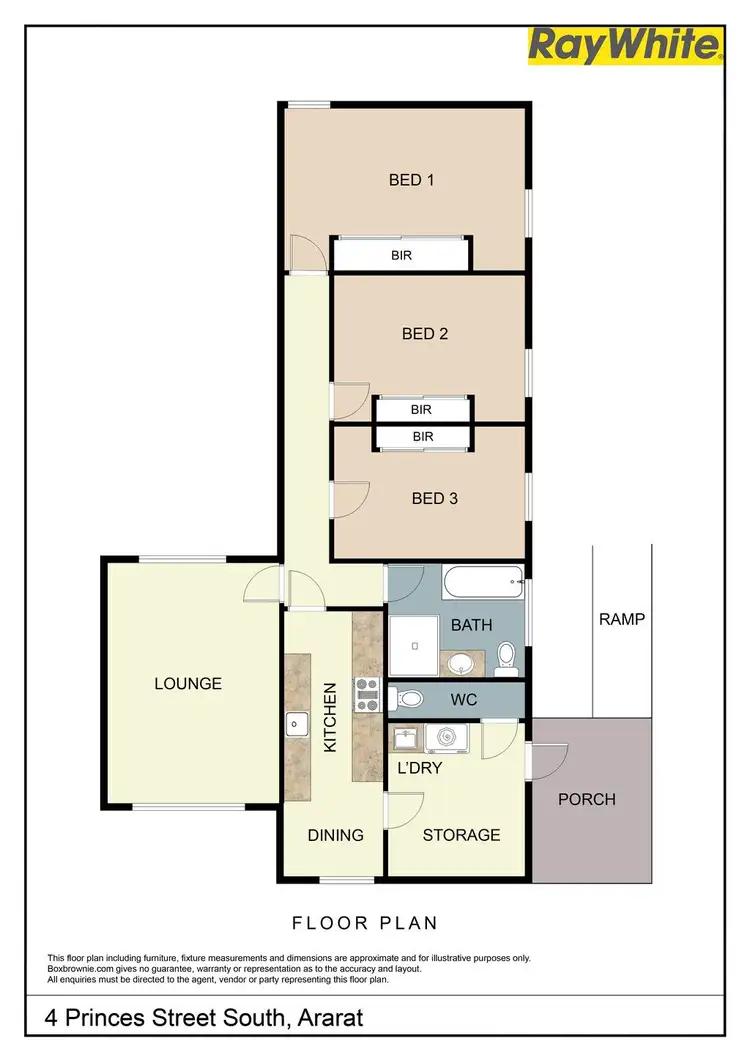Floorplan of Homely house listing, 4 Princes Street South, Ararat VIC 3377