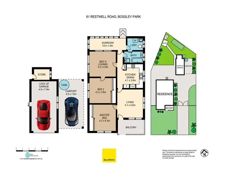 Floorplan of Homely house listing, 61 Restwell Road, Bossley Park NSW 2176
