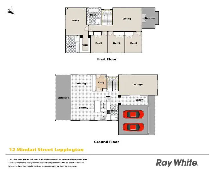 Floorplan of Homely house listing, 12 Mindari Street, Leppington NSW 2179