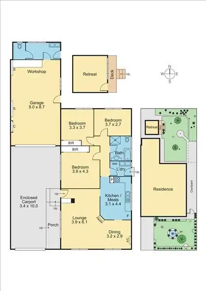 Floorplan of Homely house listing, 176 Anderson Road, Fawkner VIC 3060