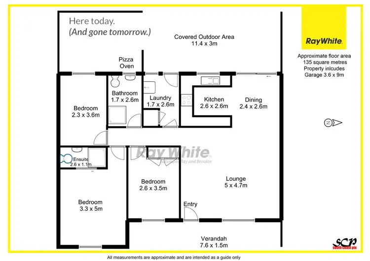 Floorplan of Homely house listing, 4 Yarralumla Crescent, Tomakin NSW 2537