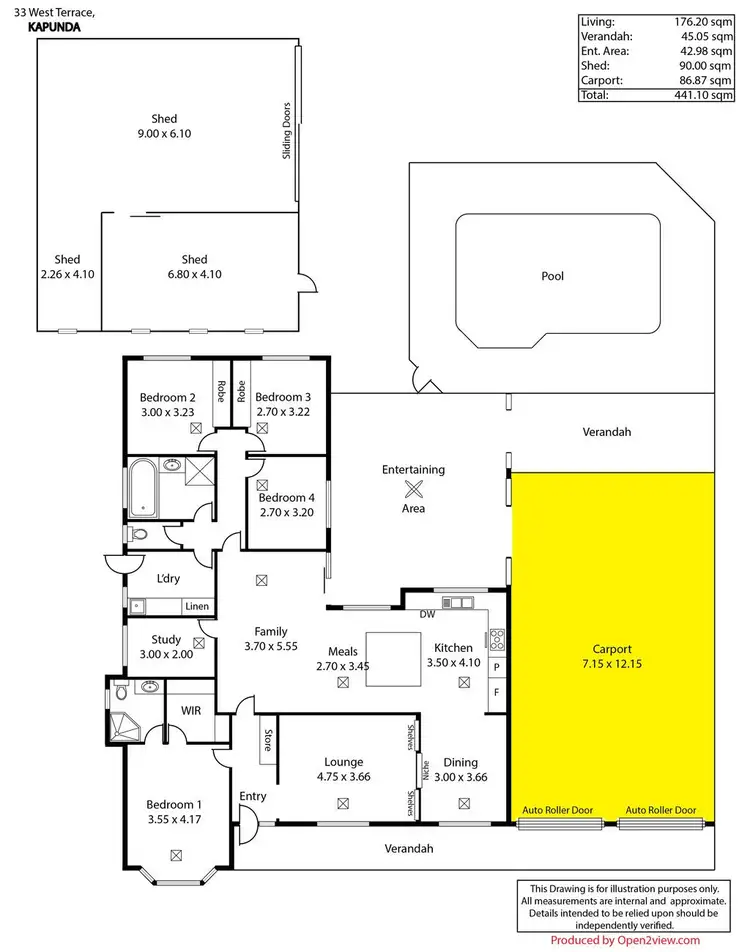 Floorplan of Homely house listing, 33 West Terrace, Kapunda SA 5373