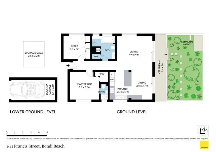 Floorplan of Homely apartment listing, 1/41 Francis Street, Bondi Beach NSW 2026