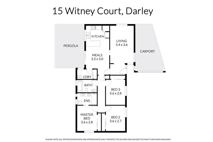 Floorplan of Homely house listing, 15 Witney Court, Darley VIC 3340