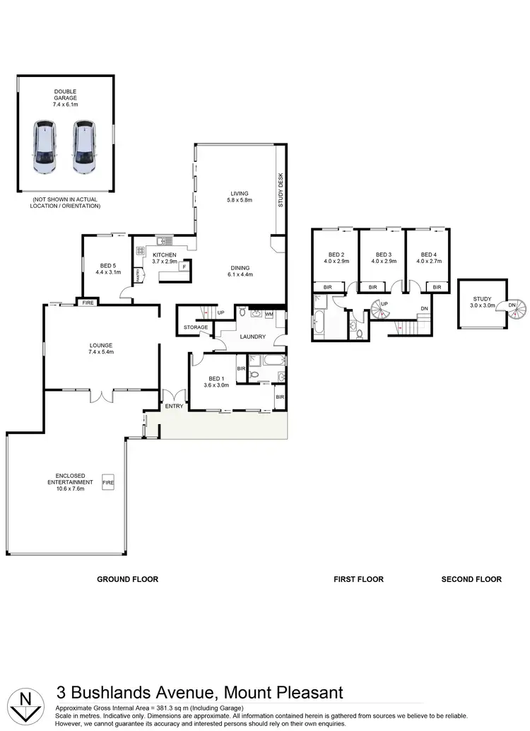 Floorplan of Homely house listing, 3 Bushland Avenue, Mount Pleasant NSW 2519