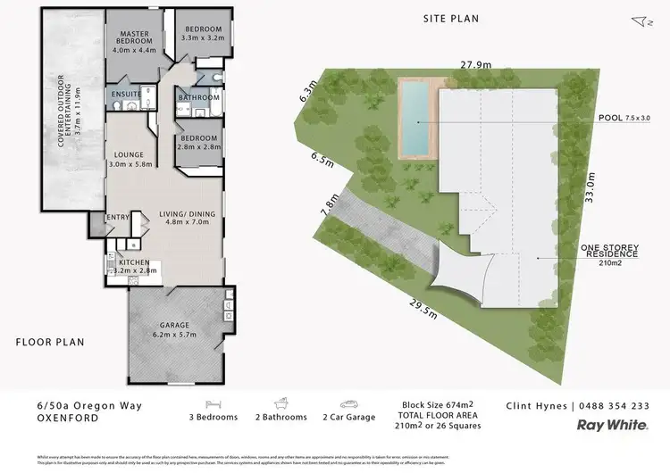 Floorplan of Homely house listing, 6/50A Oregon Way, Oxenford QLD 4210