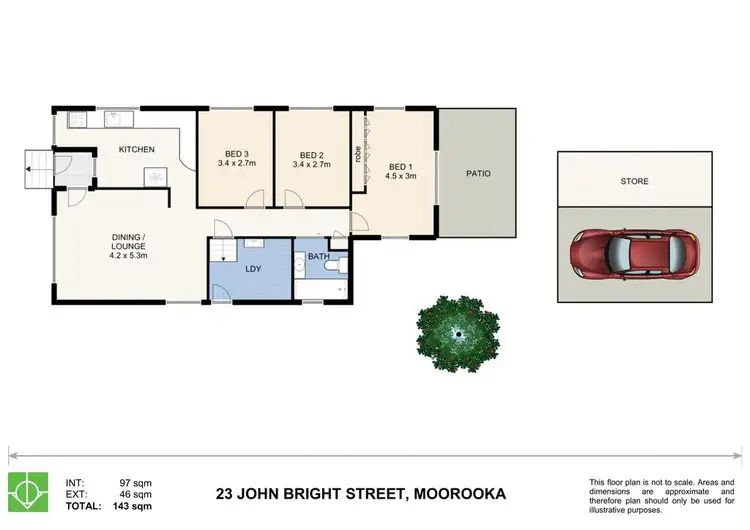 Floorplan of Homely house listing, 23 John Bright Street, Moorooka QLD 4105