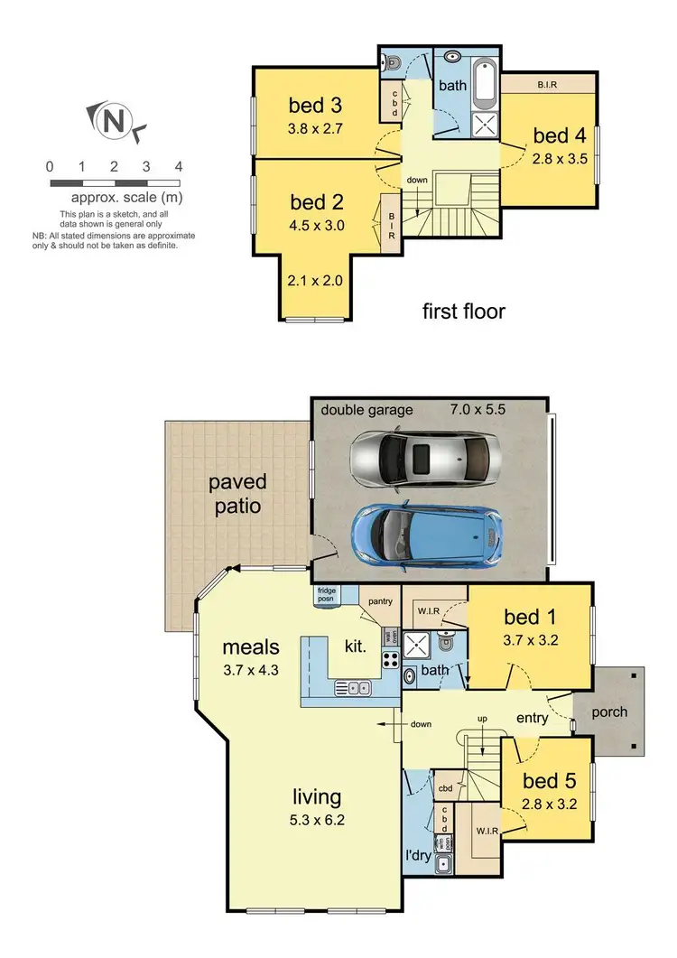 Floorplan of Homely townhouse listing, 1/23 Cheviot Road, Mount Waverley VIC 3149