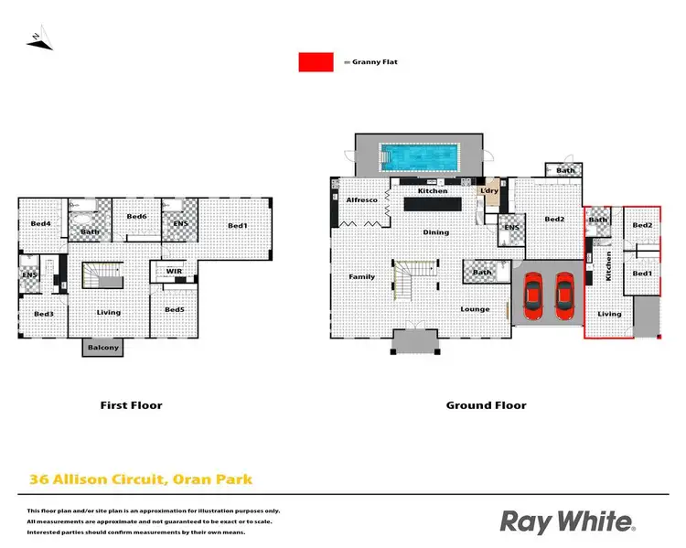 Floorplan of Homely house listing, 36 Allison Circuit, Oran Park NSW 2570