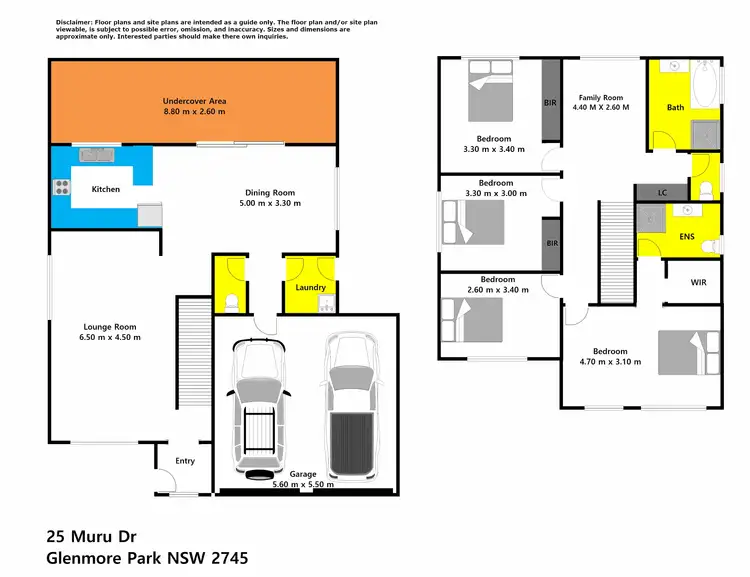 Floorplan of Homely house listing, 25 Muru Drive, Glenmore Park NSW 2745