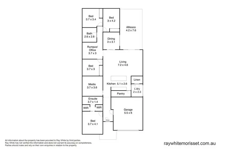 Floorplan of Homely house listing, 10 Thorogood Drive, Cooranbong NSW 2265