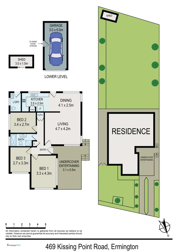 Floorplan of Homely house listing, 469 Kissing Point Road, Ermington NSW 2115