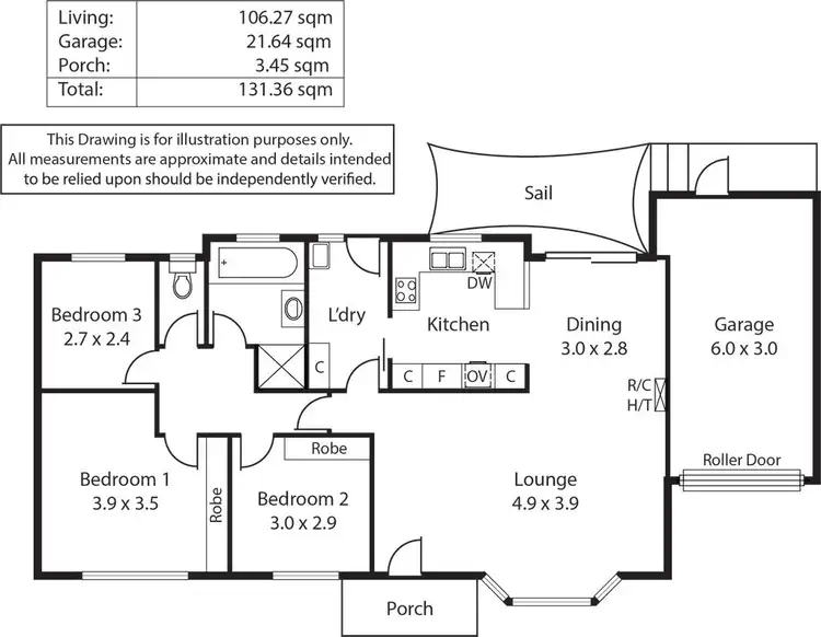 Floorplan of Homely unit listing, 2/7 Cross Street, Lockleys SA 5032
