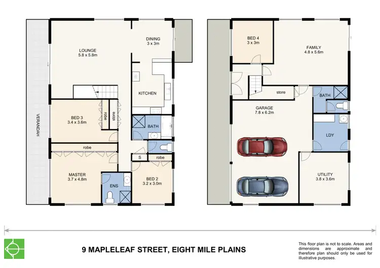 Floorplan of Homely house listing, 9 Mapleleaf Street, Eight Mile Plains QLD 4113