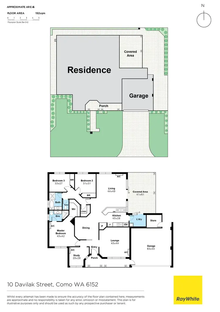Floorplan of Homely house listing, 10 Davilak Street, Como WA 6152