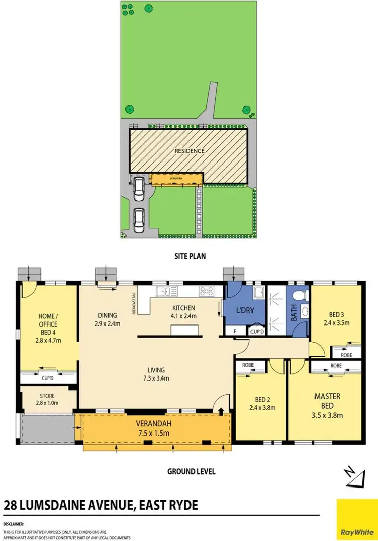 Floorplan of Homely house listing, 28 Lumsdaine Avenue, East Ryde NSW 2113