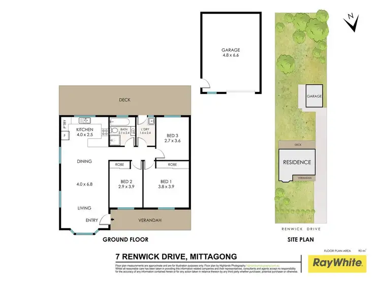 Floorplan of Homely house listing, 7 Renwick Drive, Mittagong NSW 2575