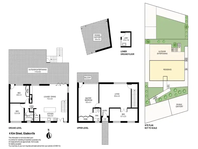 Floorplan of Homely house listing, 4 Kim Street, Gladesville NSW 2111