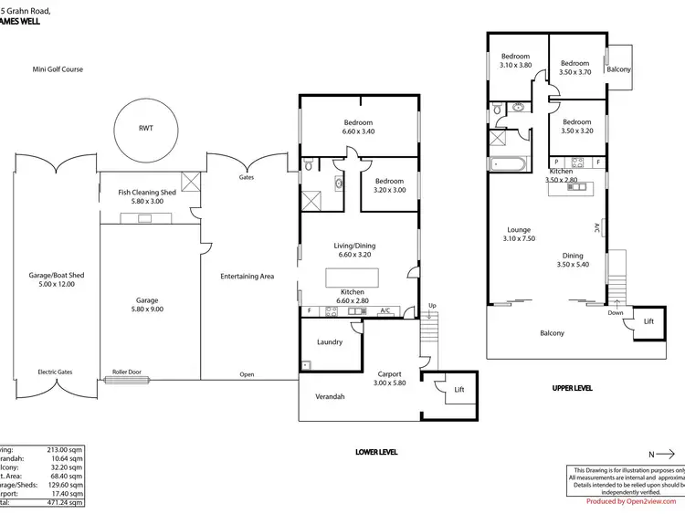 Floorplan of Homely house listing, 13-15 Grahn Road, James Well SA 5571