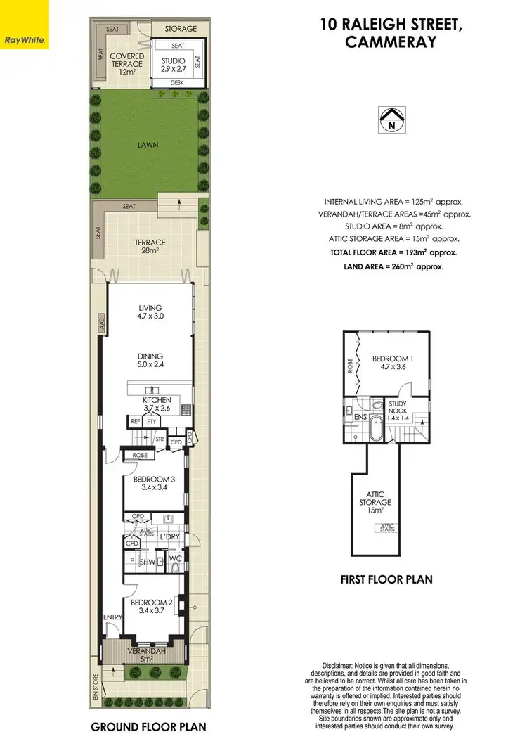 Floorplan of Homely house listing, 10 Raleigh Street, Cammeray NSW 2062