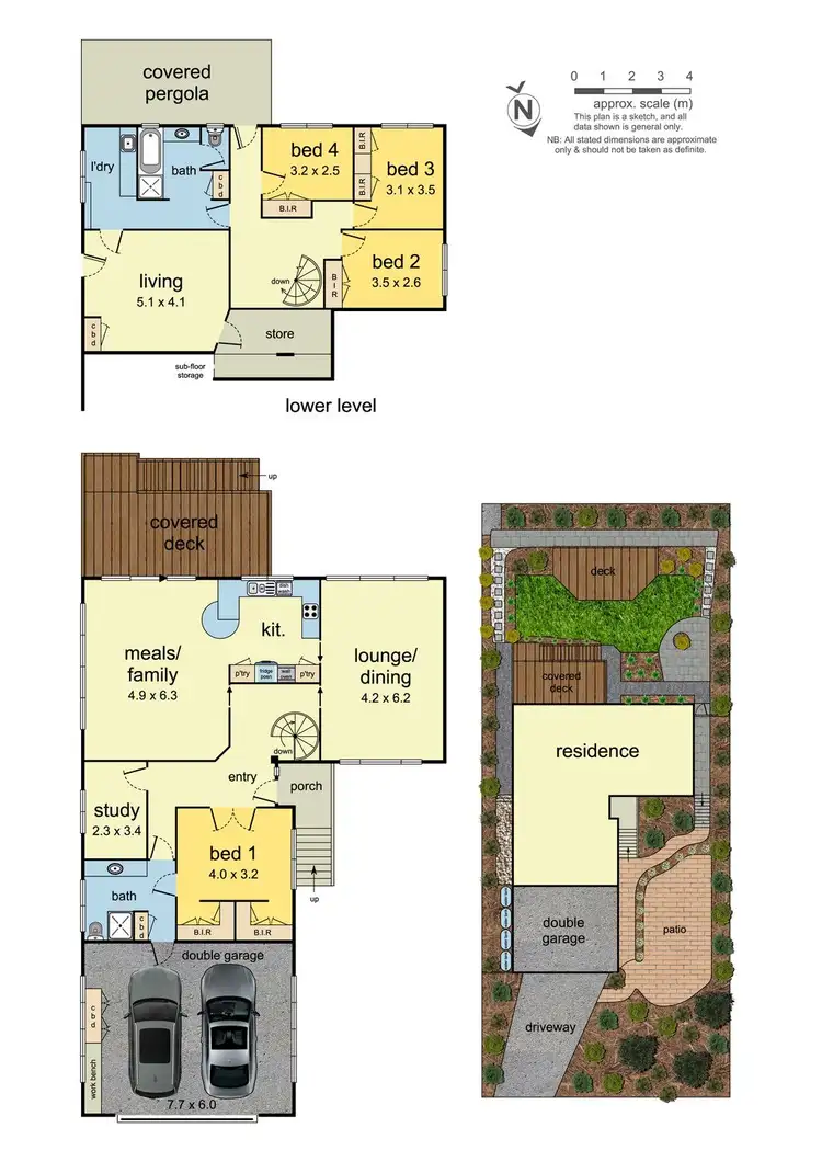 Floorplan of Homely house listing, 44 Stocks Road, Mount Waverley VIC 3149