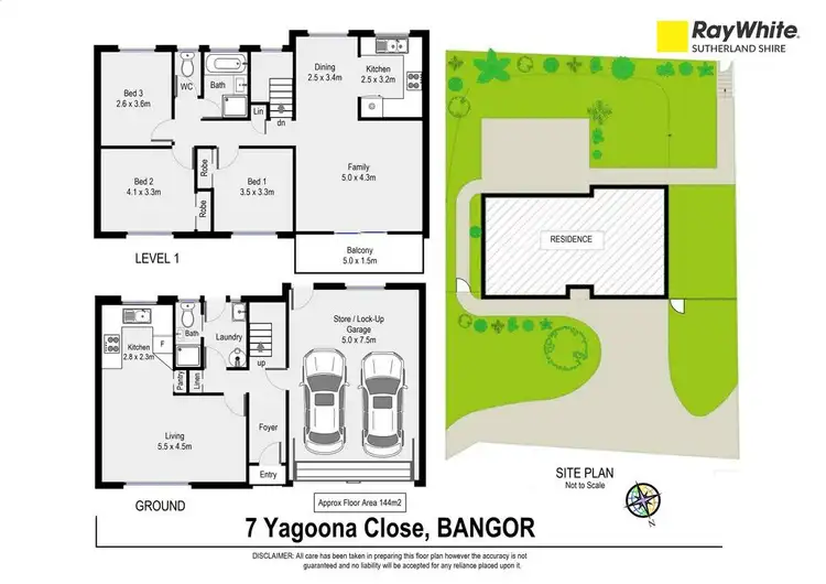 Floorplan of Homely house listing, 7 Yagoona Close, Bangor NSW 2234