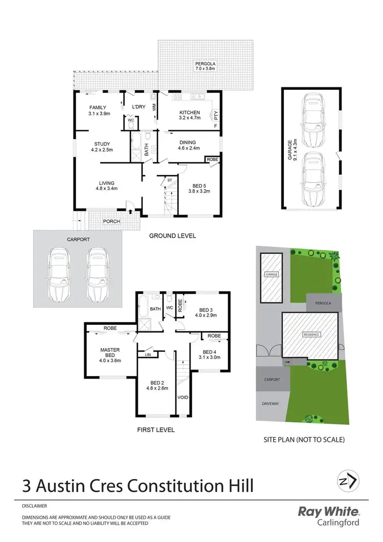 Floorplan of Homely house listing, 3 Austin Crescent, Constitution Hill NSW 2145