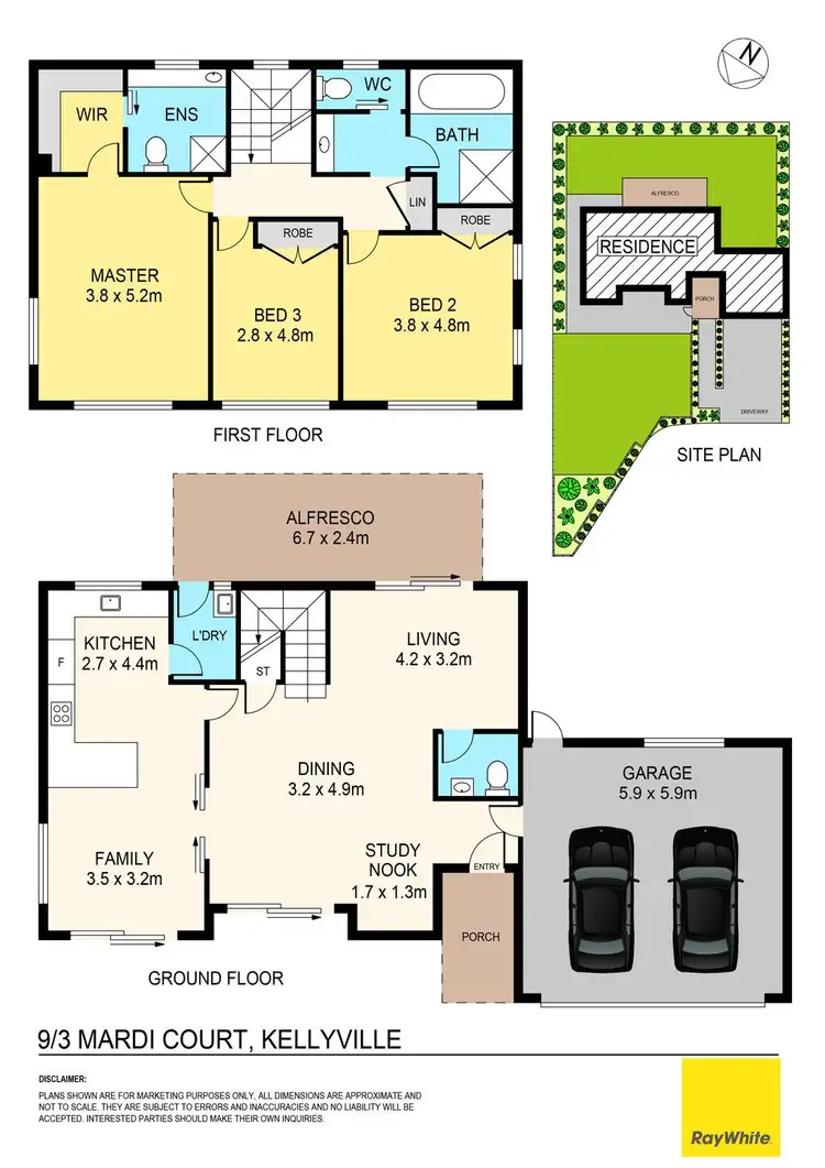 Floorplan of Homely house listing, 9/3 Mardi Court, Kellyville NSW 2155