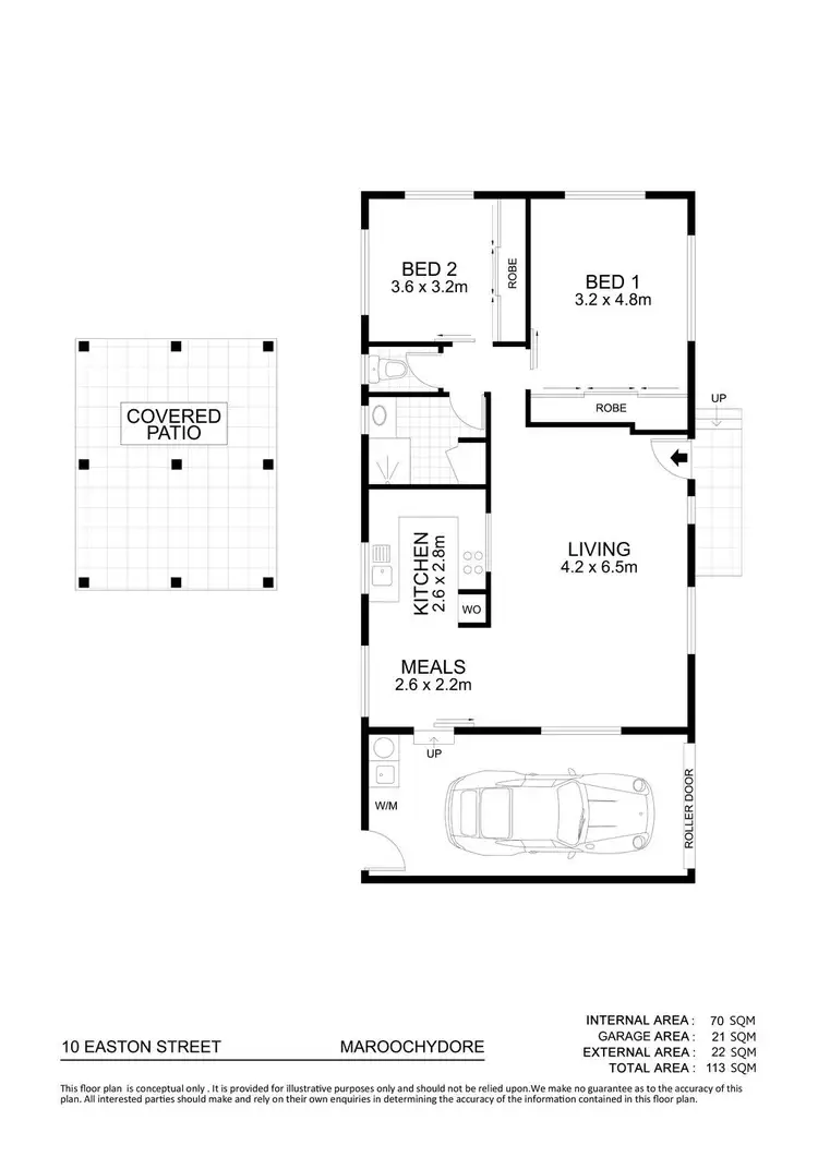 Floorplan of Homely house listing, 10 Easton Street, Maroochydore QLD 4558