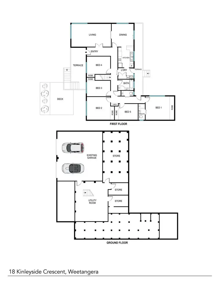 Floorplan of Homely house listing, 18 Kinleyside Crescent, Weetangera ACT 2614