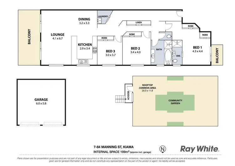 Floorplan of Homely apartment listing, 7/64 Manning Street, Kiama NSW 2533