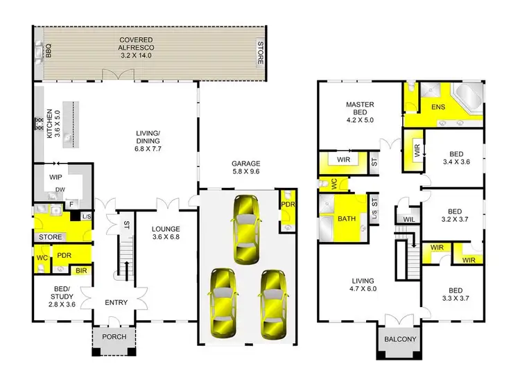 Floorplan of Homely house listing, 52 Lara Boulevard, Lara VIC 3212