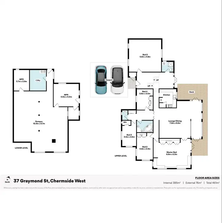 Floorplan of Homely house listing, 37 Graymond Street, Chermside West QLD 4032