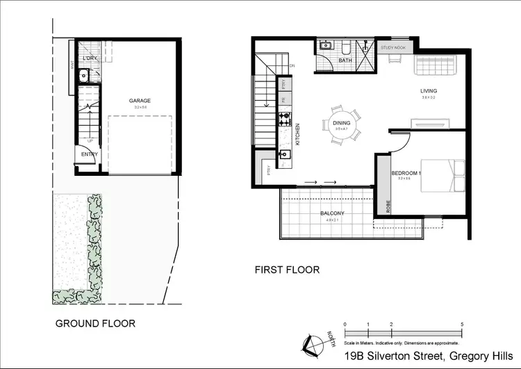 Floorplan of Homely house listing, 19B Silverton Sreet, Gregory Hills NSW 2557
