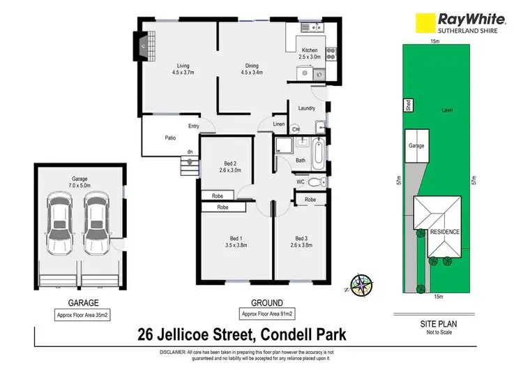 Floorplan of Homely house listing, 26 Jellicoe Street, Condell Park NSW 2200