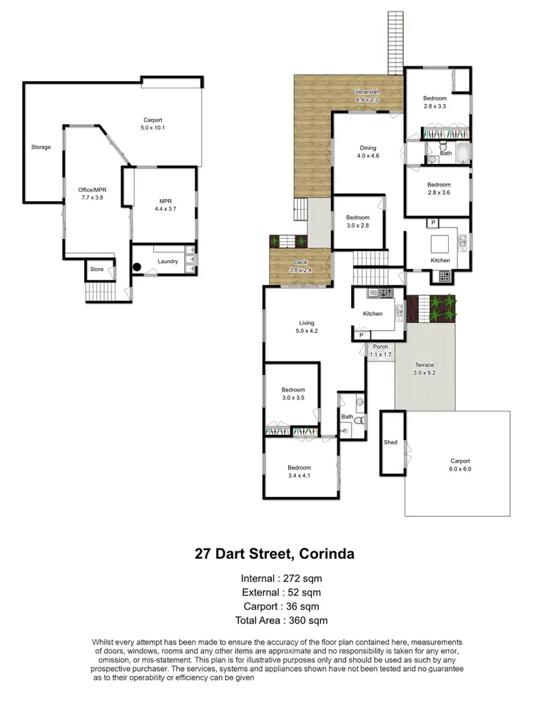 Floorplan of Homely house listing, 27 Dart Street, Corinda QLD 4075