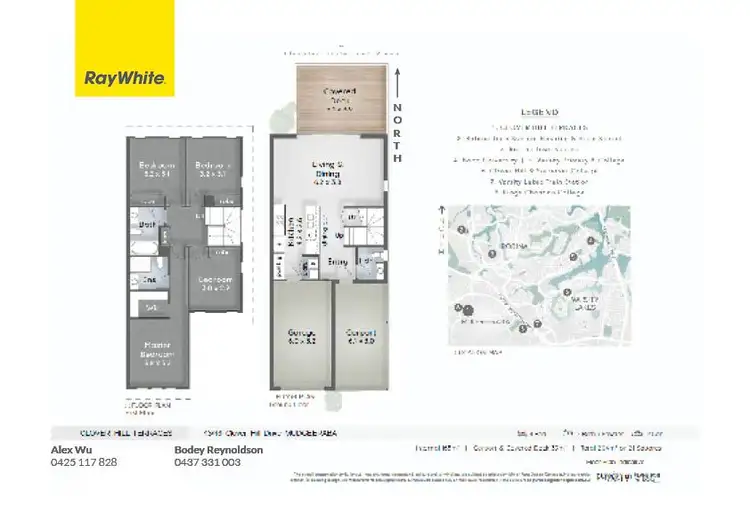 Floorplan of Homely townhouse listing, 43/46 Clover Hill Drive, Mudgeeraba QLD 4213