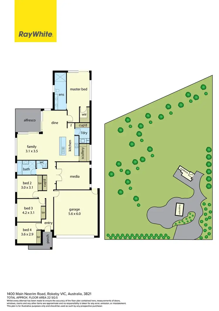Floorplan of Homely house listing, 1400 Main Neerim Road, Rokeby VIC 3821
