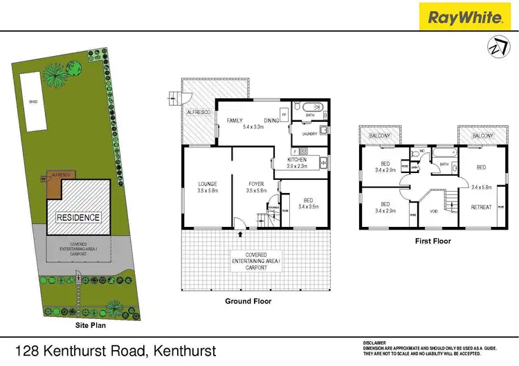 Floorplan of Homely house listing, 128 Kenthurst Road, Kenthurst NSW 2156