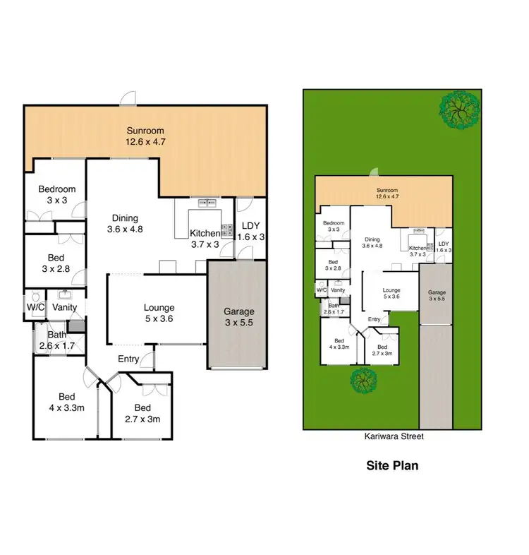 Floorplan of Homely house listing, 5 Kariwara Street, Maryland NSW 2287