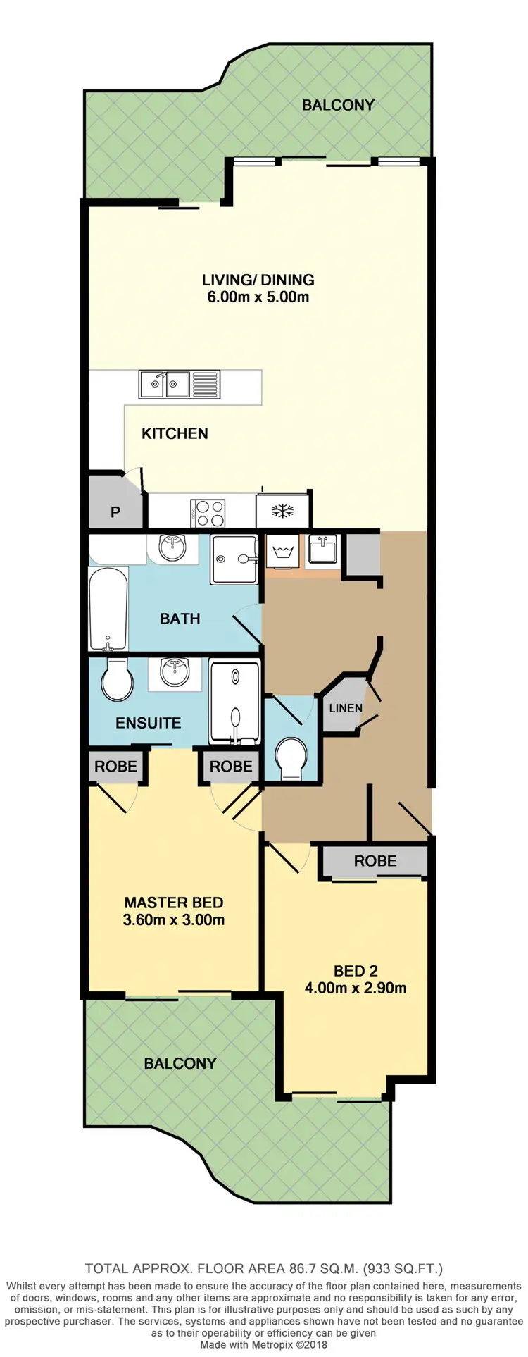 Floorplan of Homely unit listing, 9/146 Duporth Avenue, Maroochydore QLD 4558
