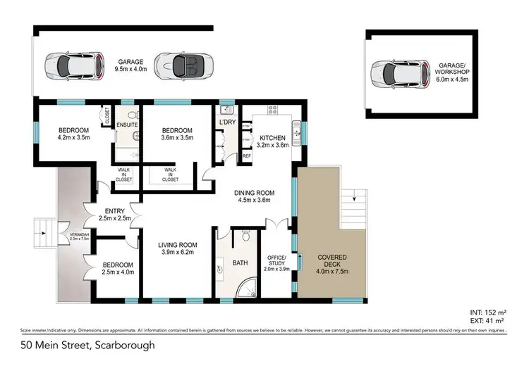 Floorplan of Homely house listing, 50 Mein Street, Scarborough QLD 4020