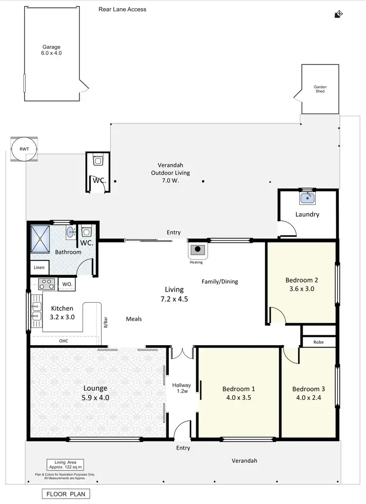 Floorplan of Homely house listing, 141 Renmark Avenue, Renmark SA 5341
