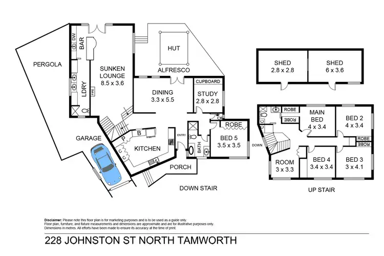Floorplan of Homely house listing, 228 Johnston Street, Tamworth NSW 2340