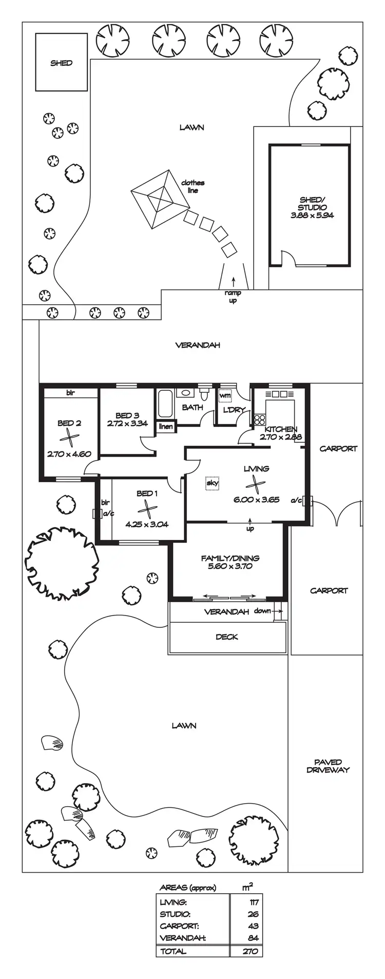 Floorplan of Homely house listing, 43 Southern Terrace, Holden Hill SA 5088