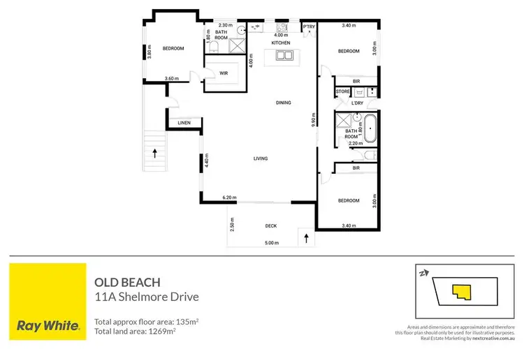 Floorplan of Homely house listing, 11A Shelmore Drive, Old Beach TAS 7017
