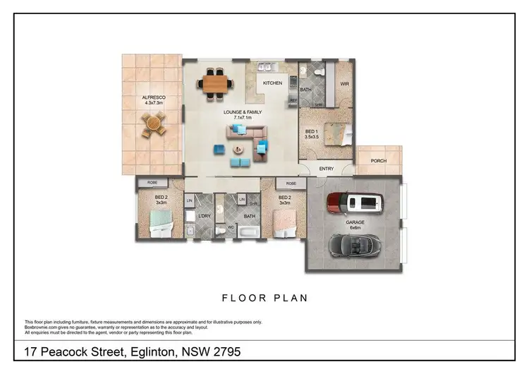 Floorplan of Homely house listing, 17 Peacock Street, Eglinton NSW 2795