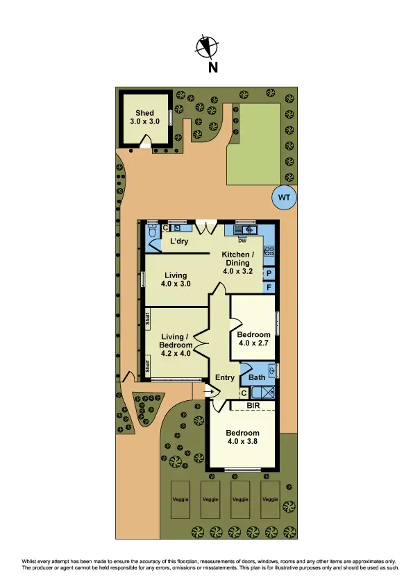 Floorplan of Homely house listing, 61 Devonshire Street, West Footscray VIC 3012
