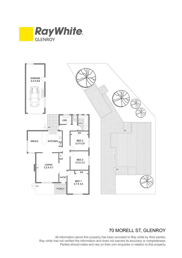 Floorplan of Homely house listing, 70 Morell Street, Glenroy VIC 3046