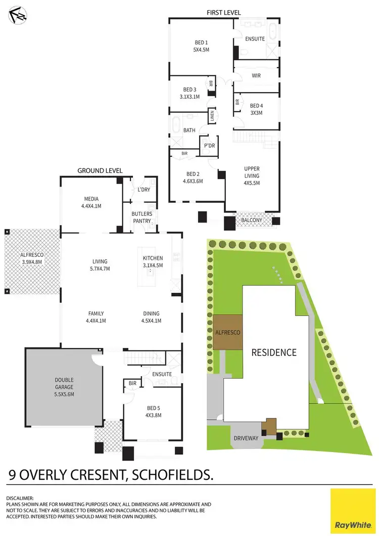 Floorplan of Homely house listing, 9 Overly Crescent, Schofields NSW 2762